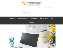 Tablet Screenshot of execassistance.com